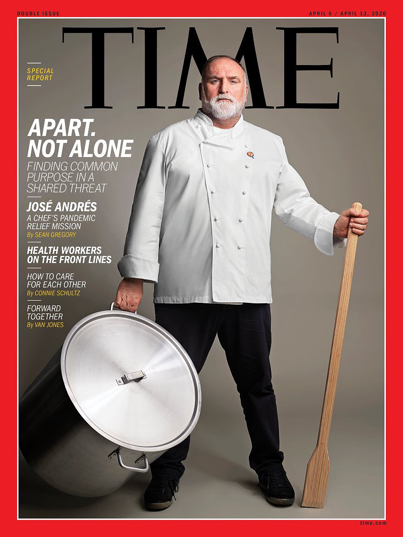 Chef José Andrés na capa da Time